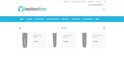 Desktop Screenshot of implantpart.com